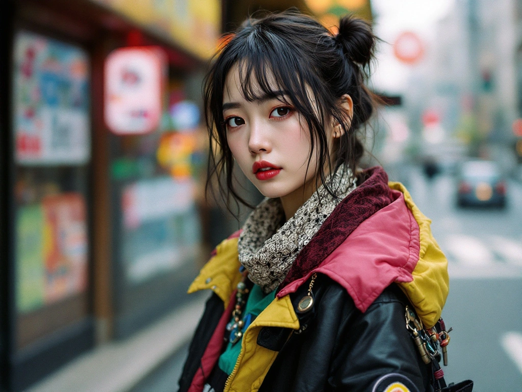 Street-fashion portrait