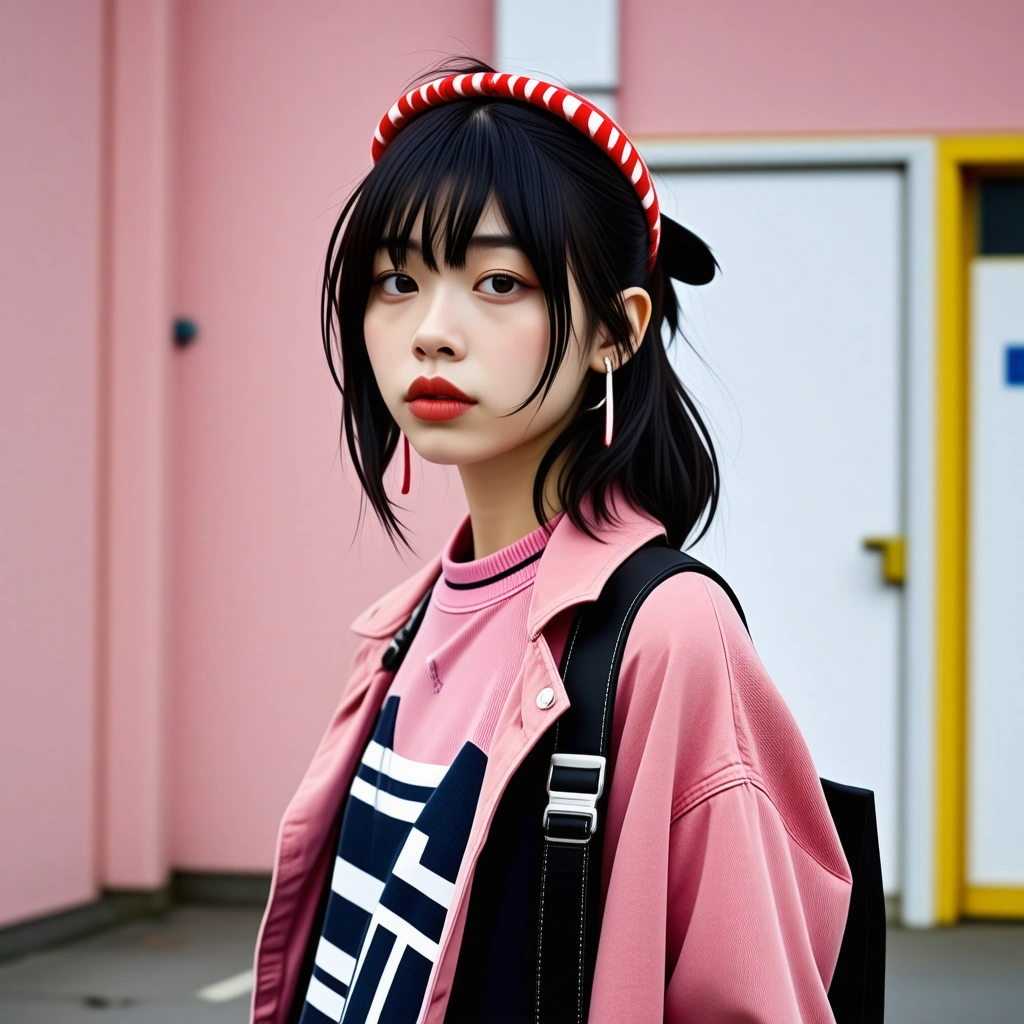 Street-fashion portrait