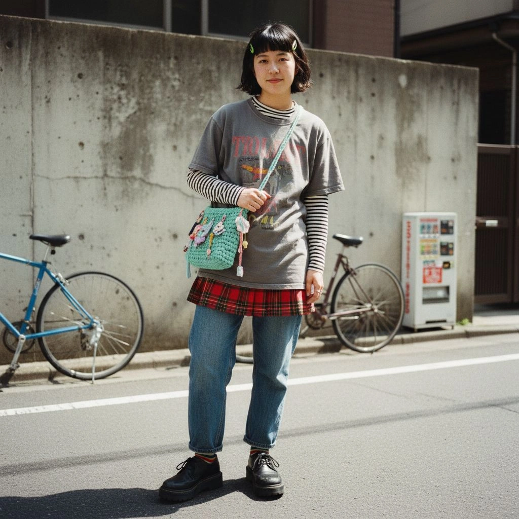 Street-fashion portrait