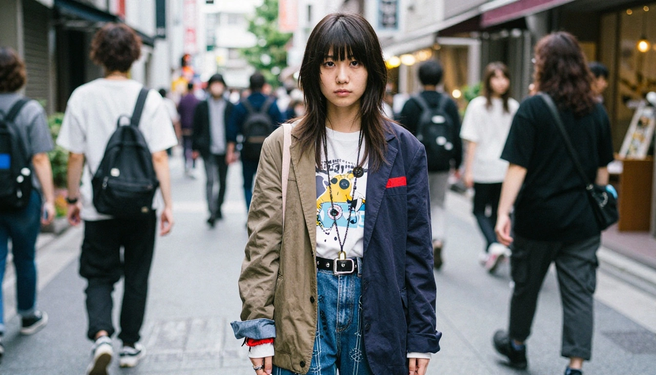 Street-fashion portrait
