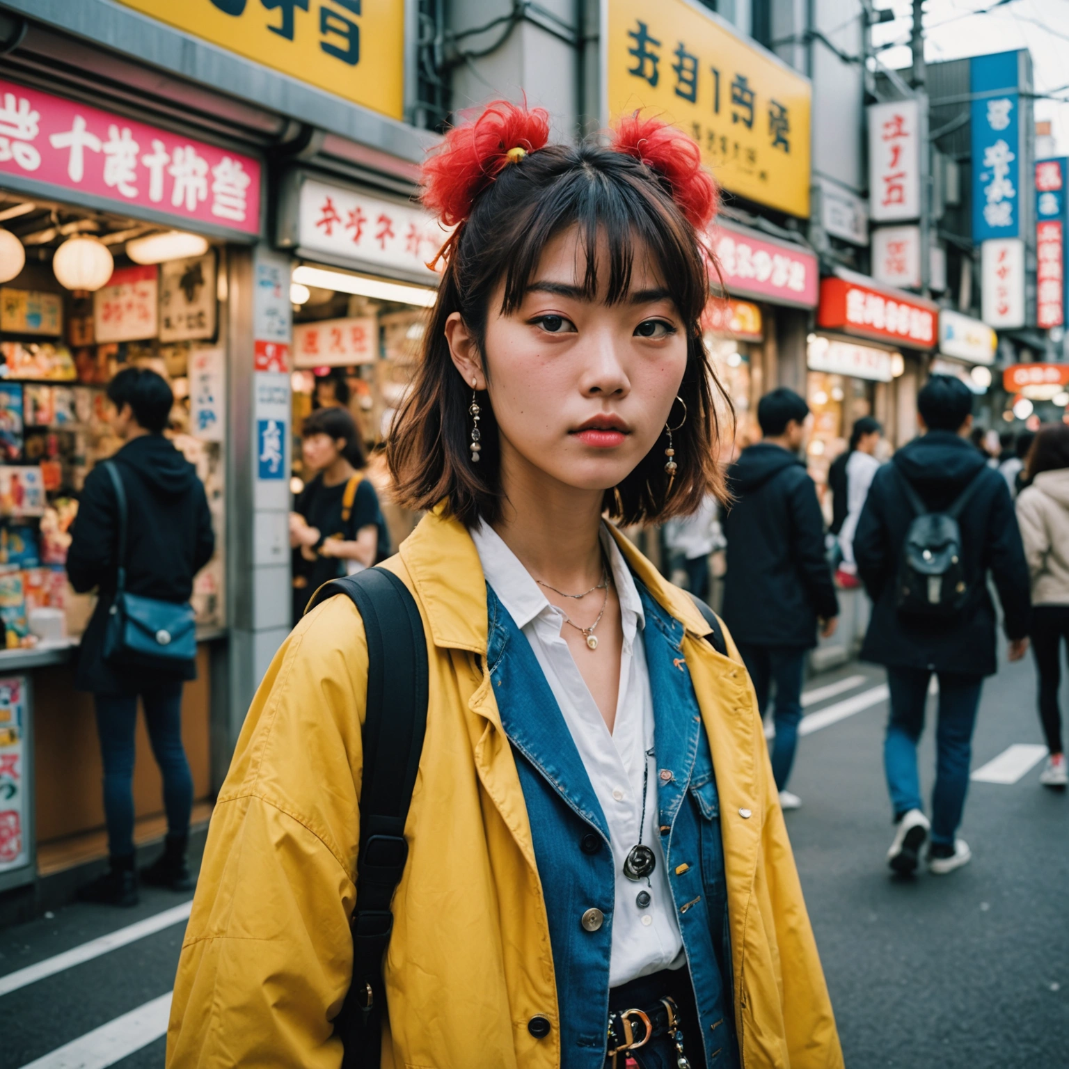 Street-fashion portrait