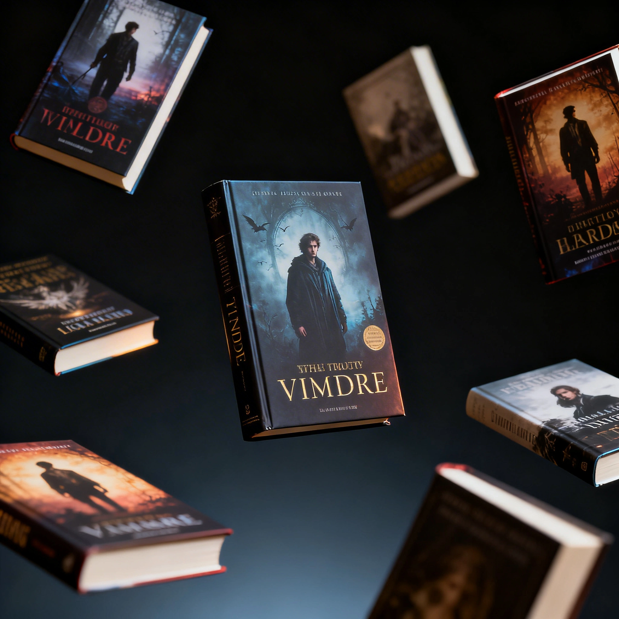 AI-generated book cover examples by genre — Seedream 4 & FLUX 2 on Ropewalk