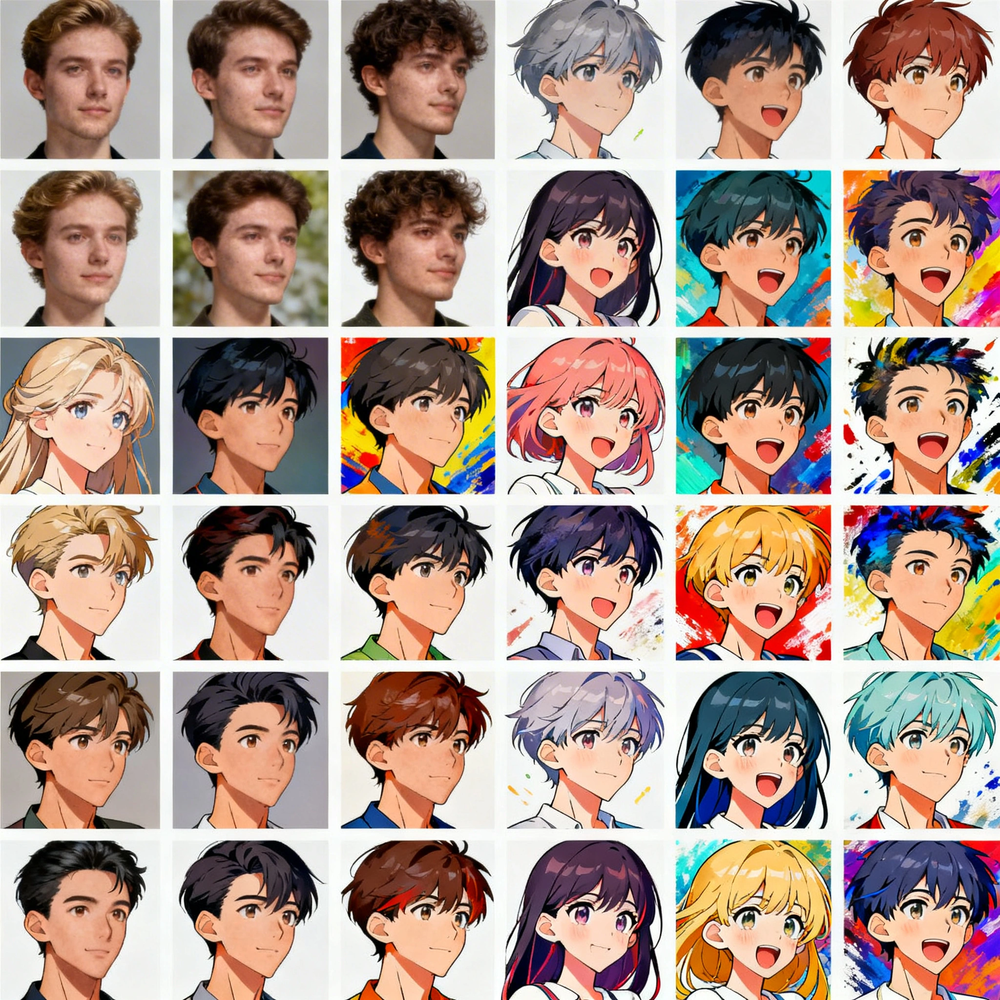AI-generated avatar examples — Ropewalk AI image models 2026