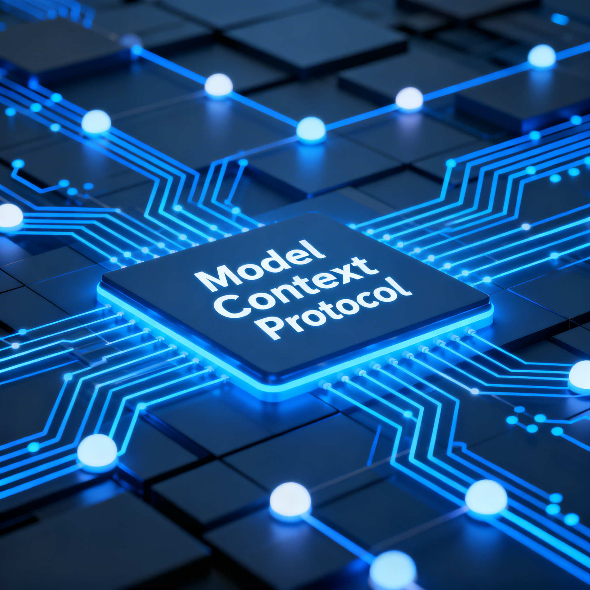 Диаграмма Model Context Protocol, показывающая соединения ИИ-агентов