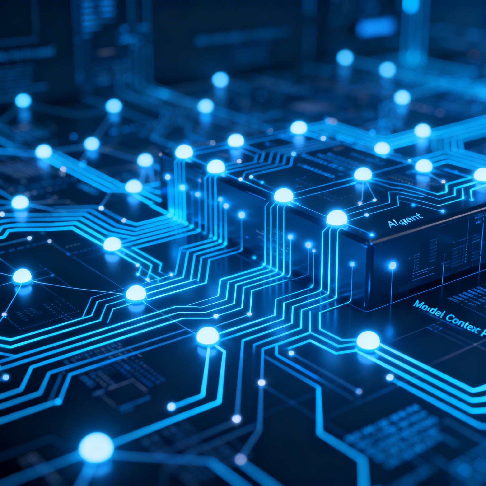 Model Context Protocol diagram showing AI agent connections